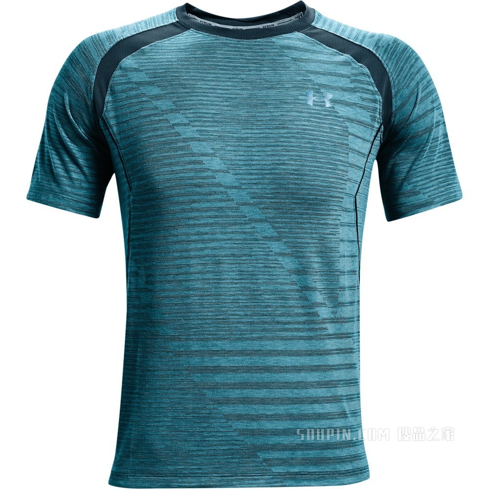 男士UA Streak Phantom跑步短袖T恤