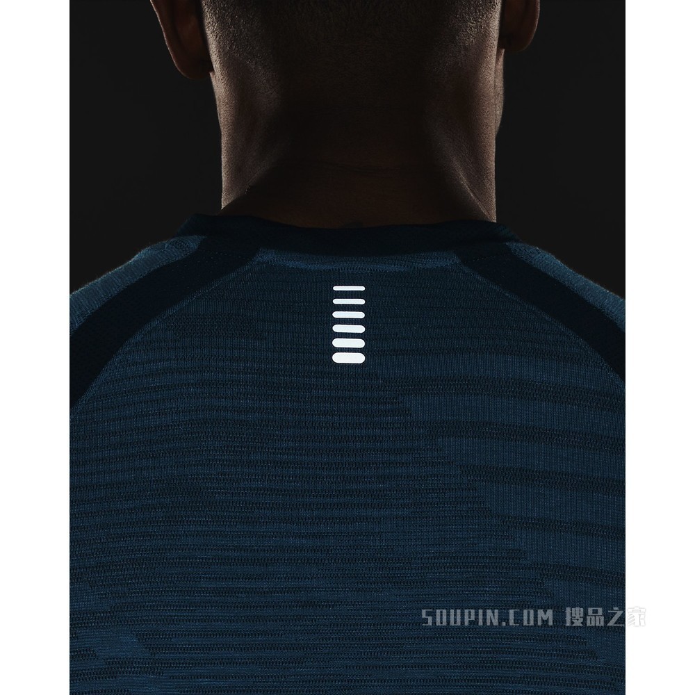 男士UA Streak Phantom跑步短袖T恤