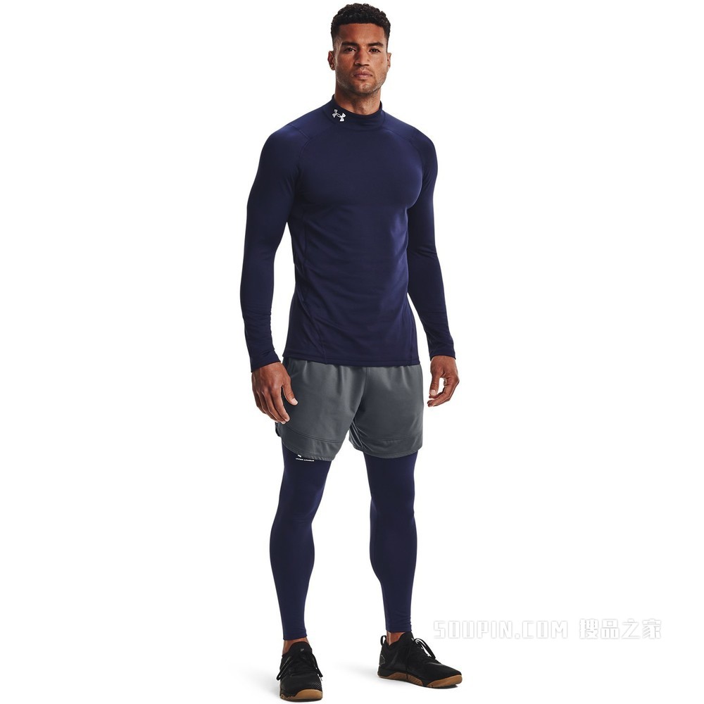 男士ColdGear® Armour Fitted高领运动衣
