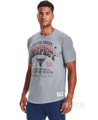 男士Project Rock强森BSR短袖T恤