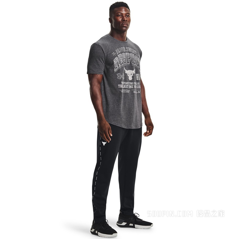 男士Project Rock强森BSR短袖T恤