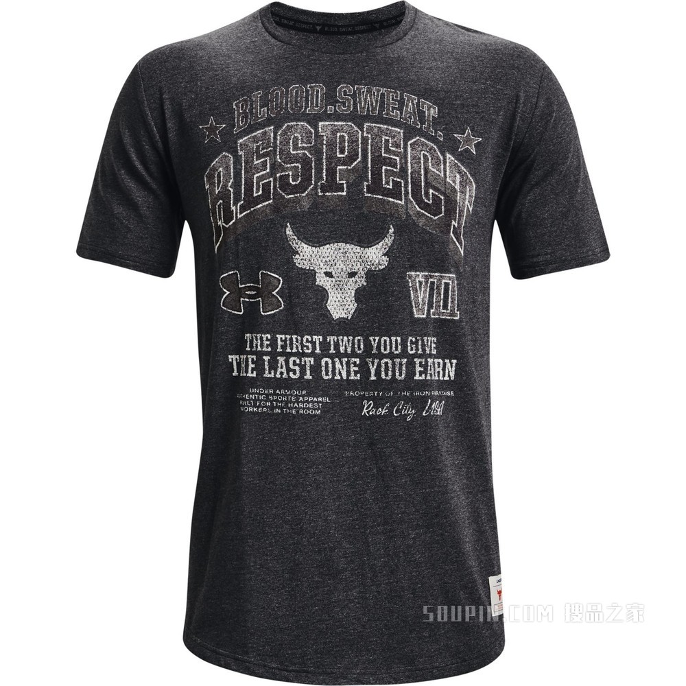 男士Project Rock强森BSR短袖T恤