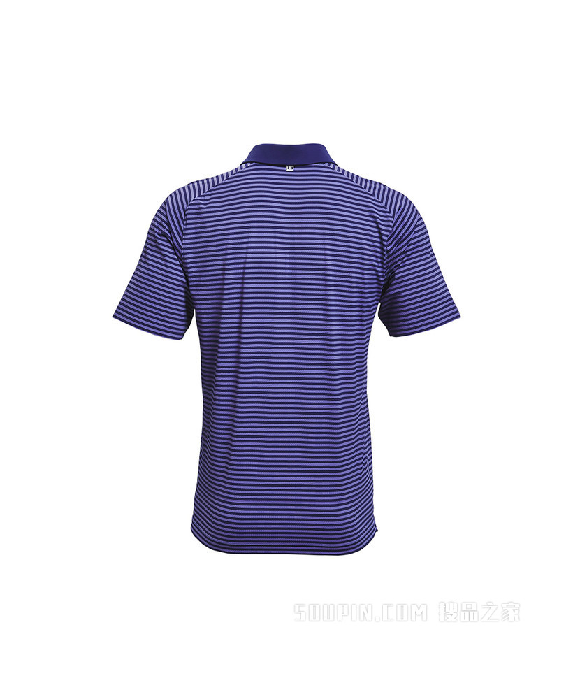 男士UA Iso-Chill Hollen条纹Polo衫