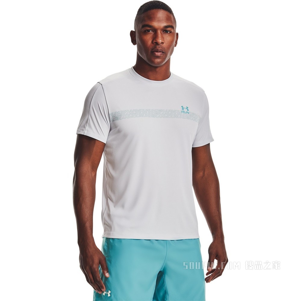 男士UA Speed Stride Graphic短袖T恤