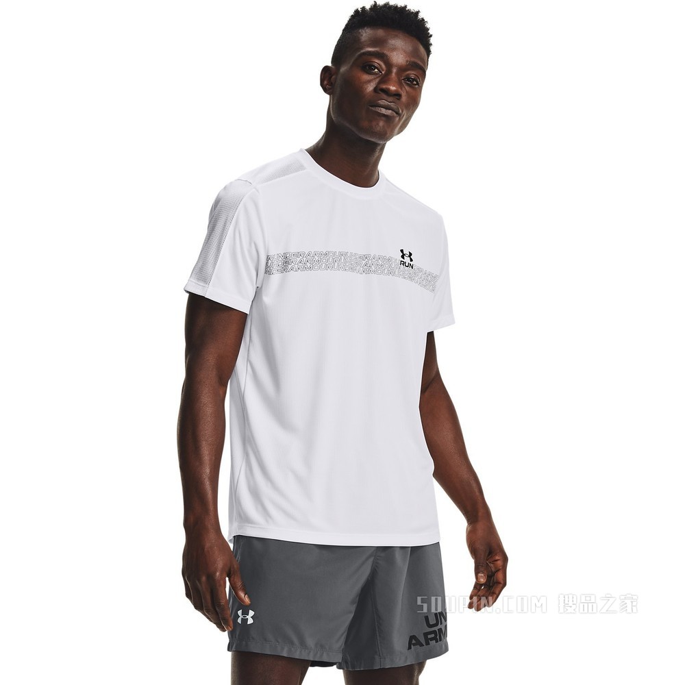 男士UA Speed Stride Graphic短袖T恤