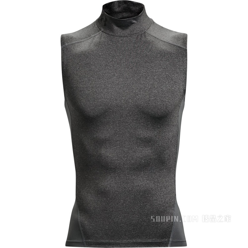 男士UA HeatGear® Armour高领无袖T恤