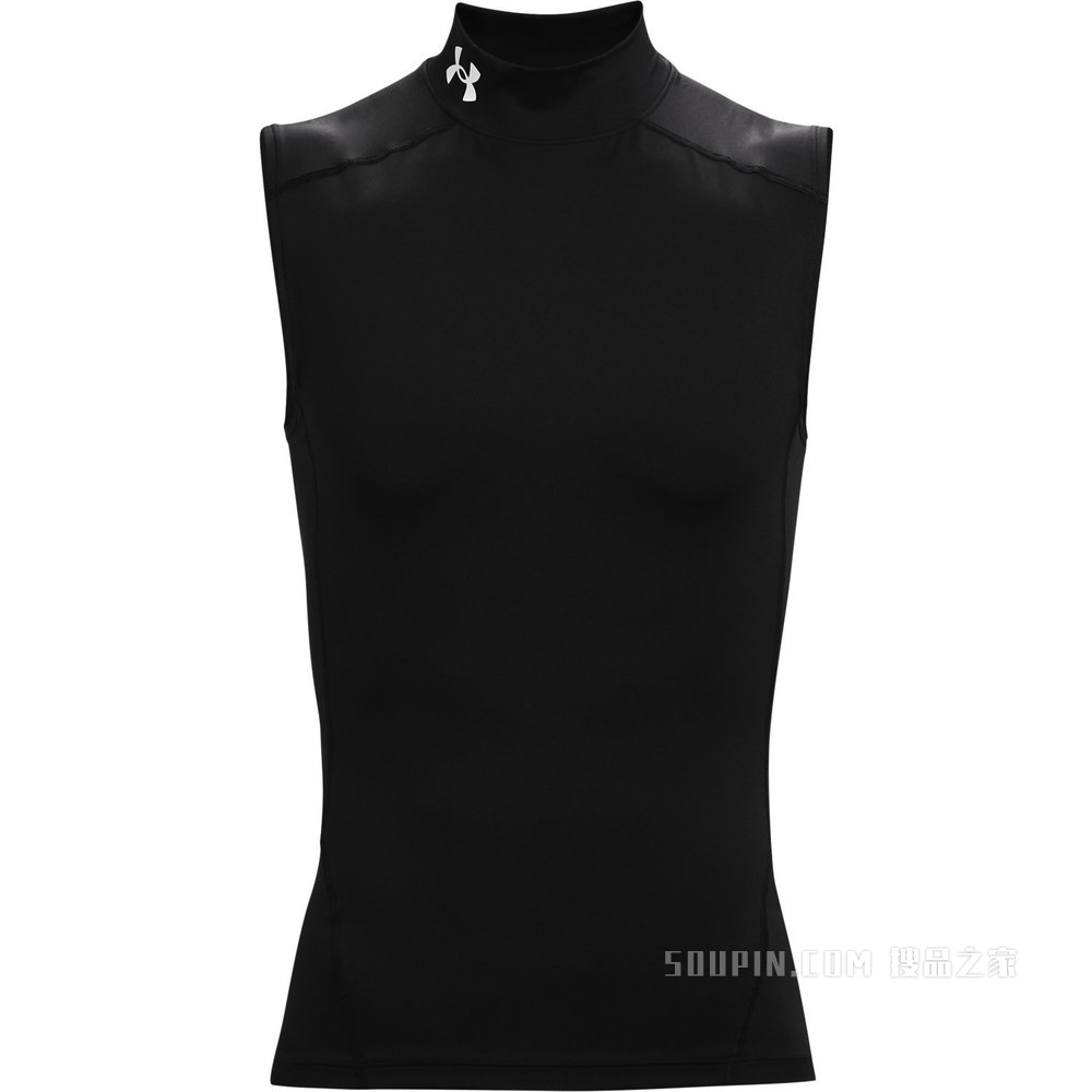 男士UA HeatGear® Armour高领无袖T恤