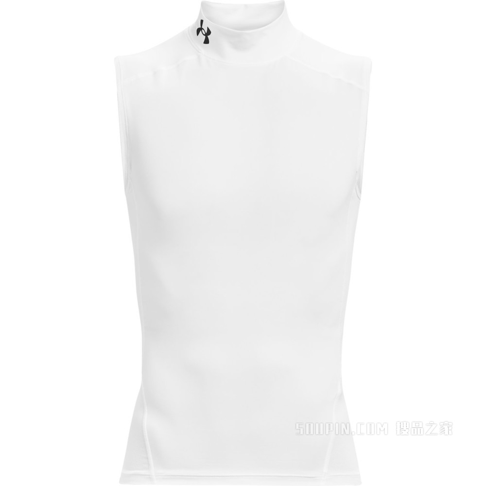 男士UA HeatGear® Armour高领无袖T恤