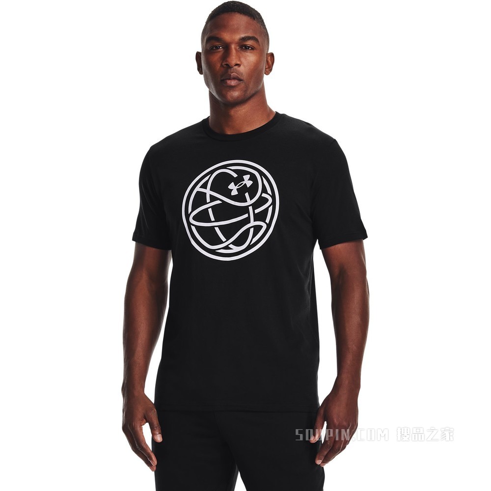 男士UA Hoops Logo T恤