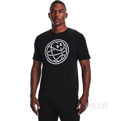 男士UA Hoops Logo T恤