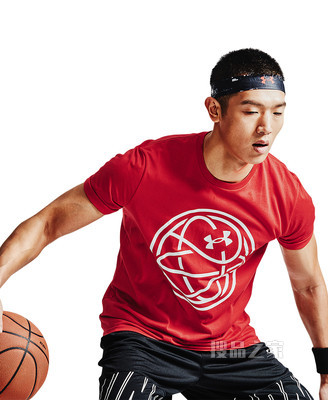 男士UA Hoops Logo T恤