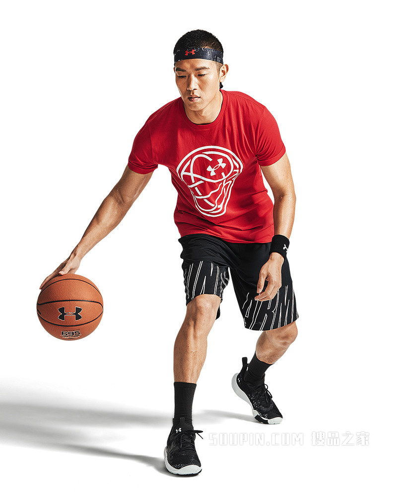 男士UA Hoops Logo T恤