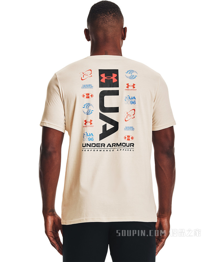 男士UA Multi Logo短袖T恤