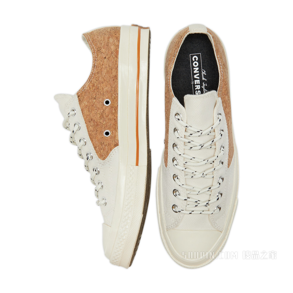 【男女同款】Chuck 70 中性 白色/黄色