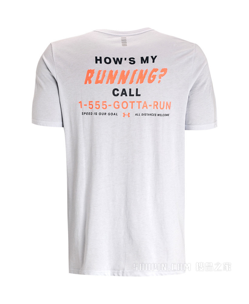 男士UA How's My Running短袖T恤