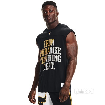 男士Project Rock强森Cutoff 无袖T恤