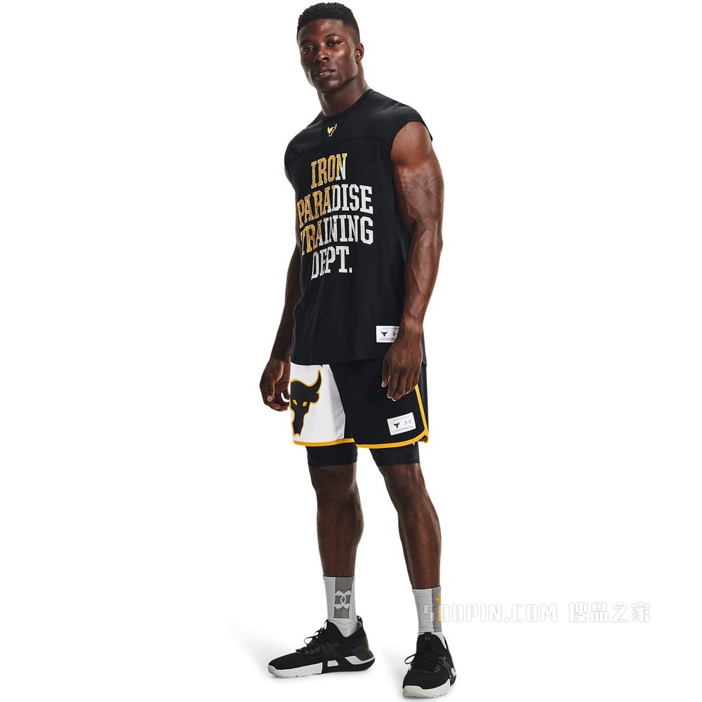 男士Project Rock强森Cutoff 无袖T恤