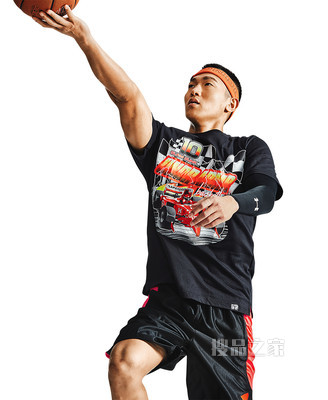 男士UA Hoops Finish Line T恤