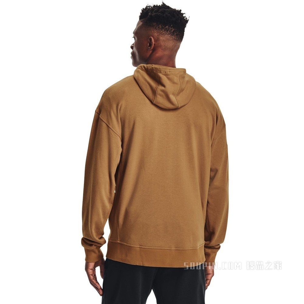 男士UA Rival Terry Scribble全拉链运动上衣