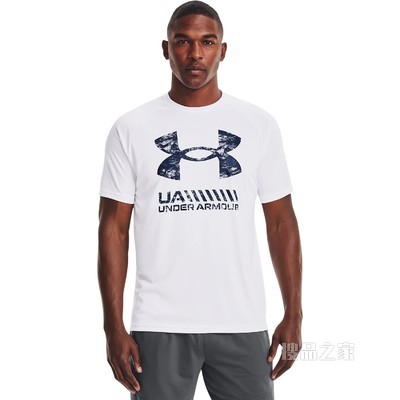 男士UA Velocity Graphic Logo短袖T恤