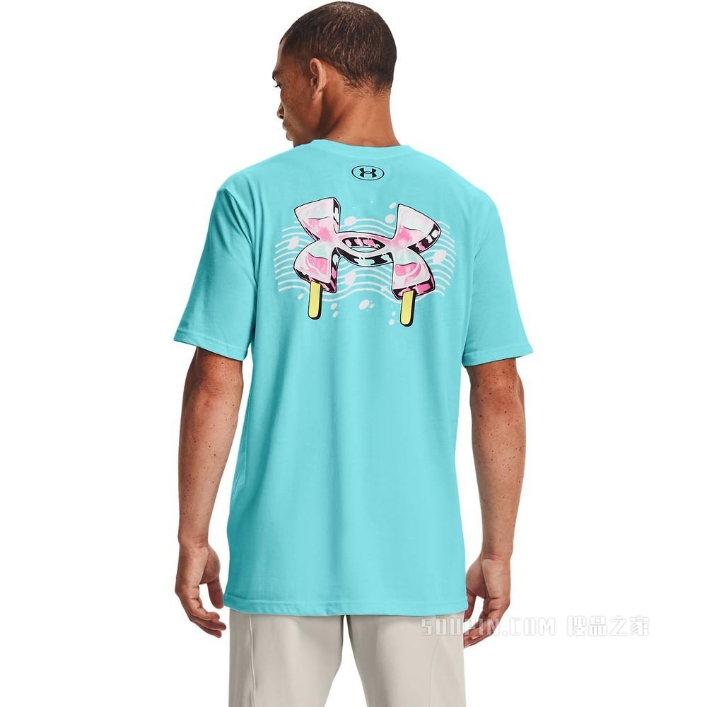 男士UA Ice Cream Logo短袖T恤