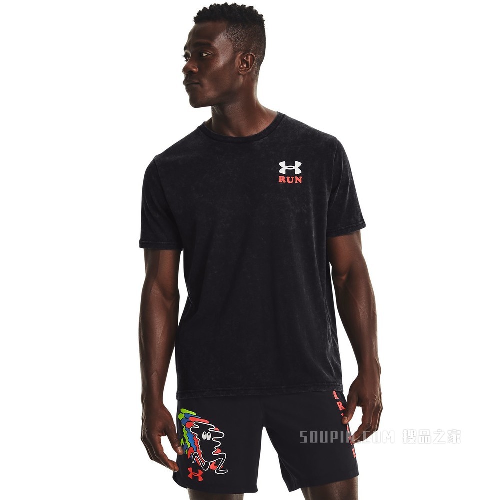 男士UA Keep Weird KOR跑步短袖T恤