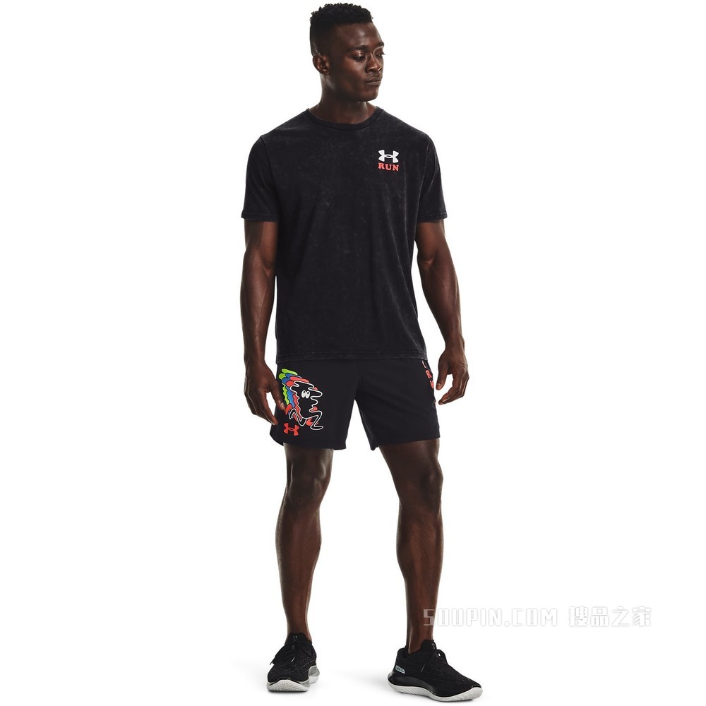 男士UA Keep Weird KOR跑步短袖T恤