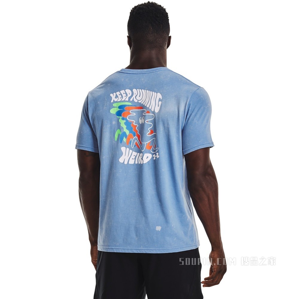 男士UA Keep Weird KOR跑步短袖T恤