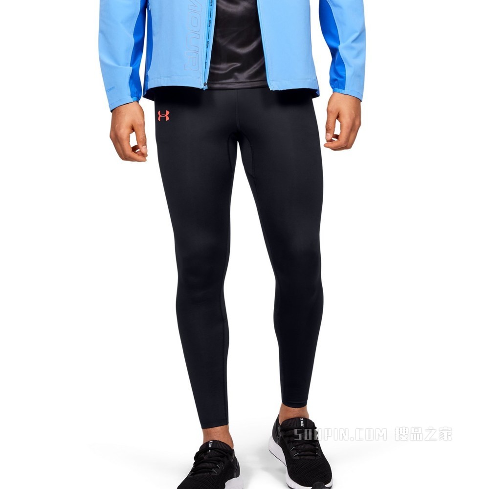 男士UA Qualifier Speedpocket Perforated紧身裤