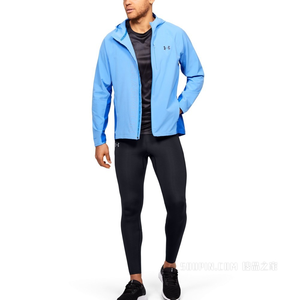 男士UA Qualifier Speedpocket Perforated紧身裤