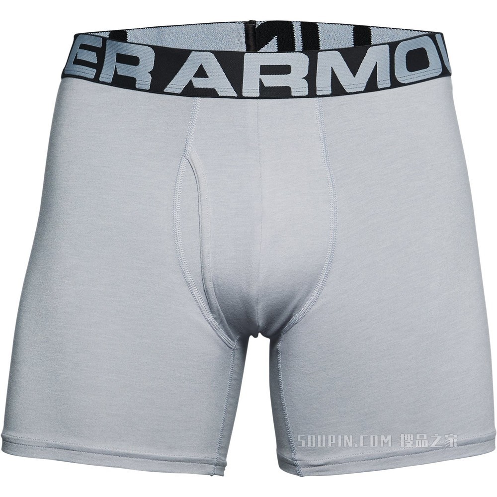 男士Charged Cotton® Boxerjock 6英寸内裤—3条装