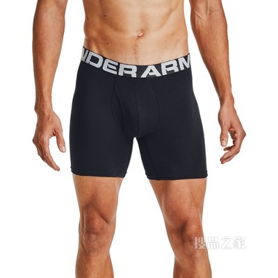 男士Charged Cotton® Boxerjock 6英寸内裤—3条装