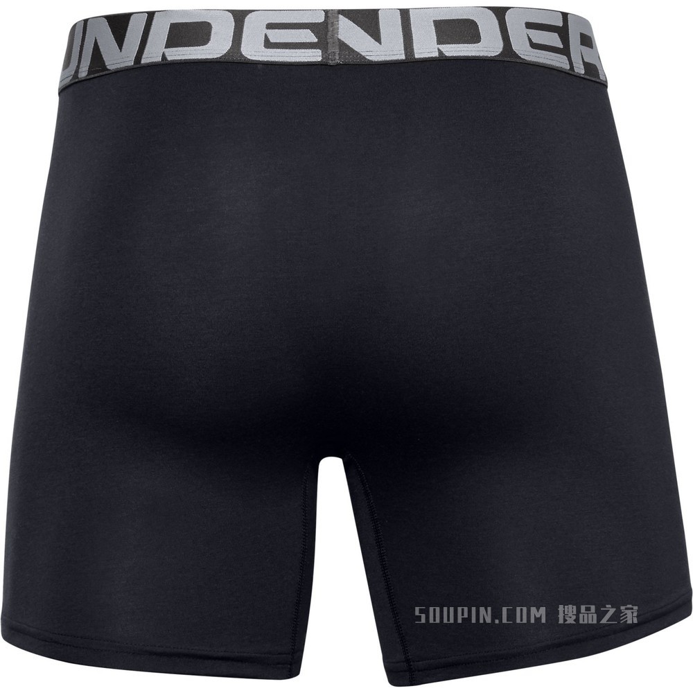 男士Charged Cotton® Boxerjock 6英寸内裤—3条装