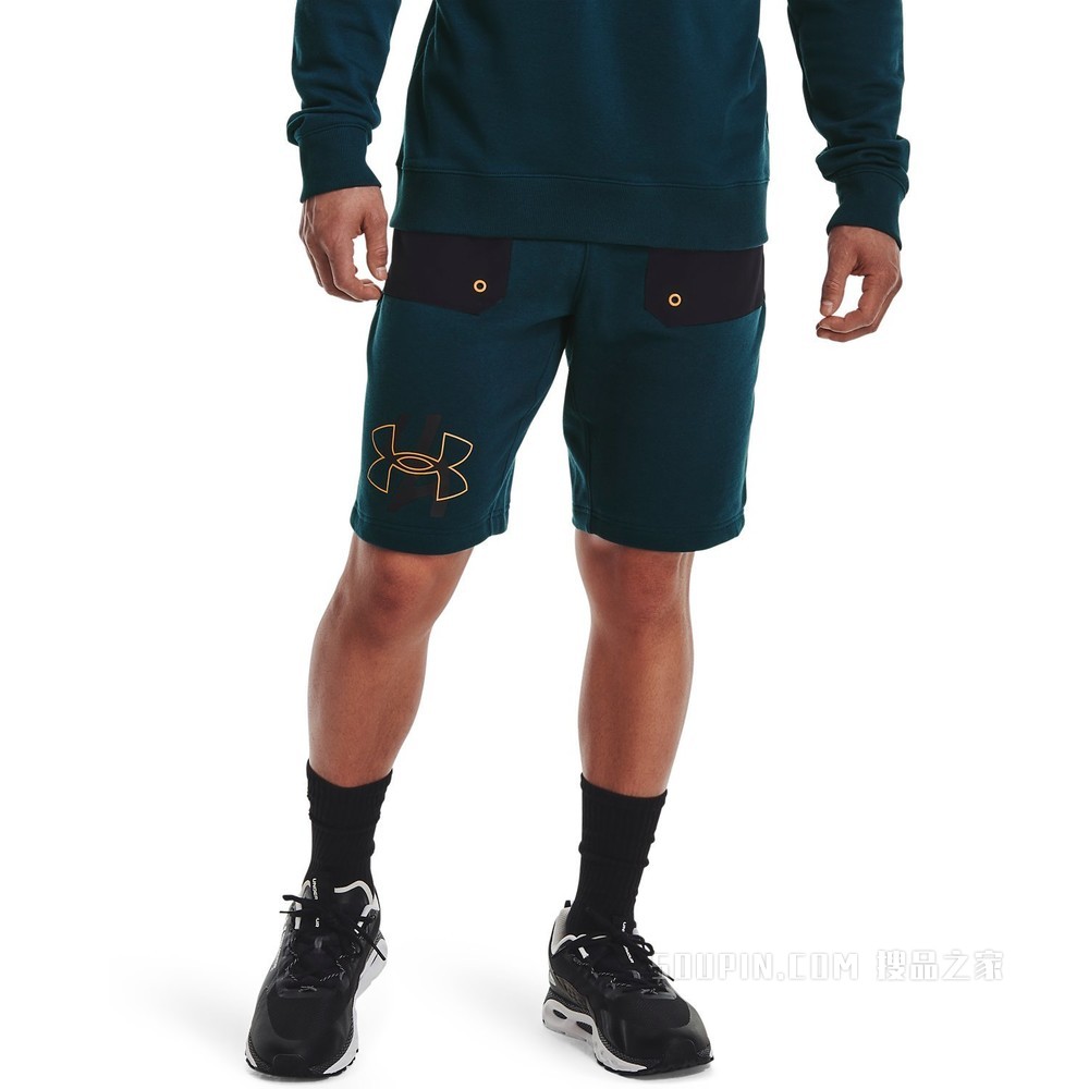 男士UA Rival Terry Scribble短裤
