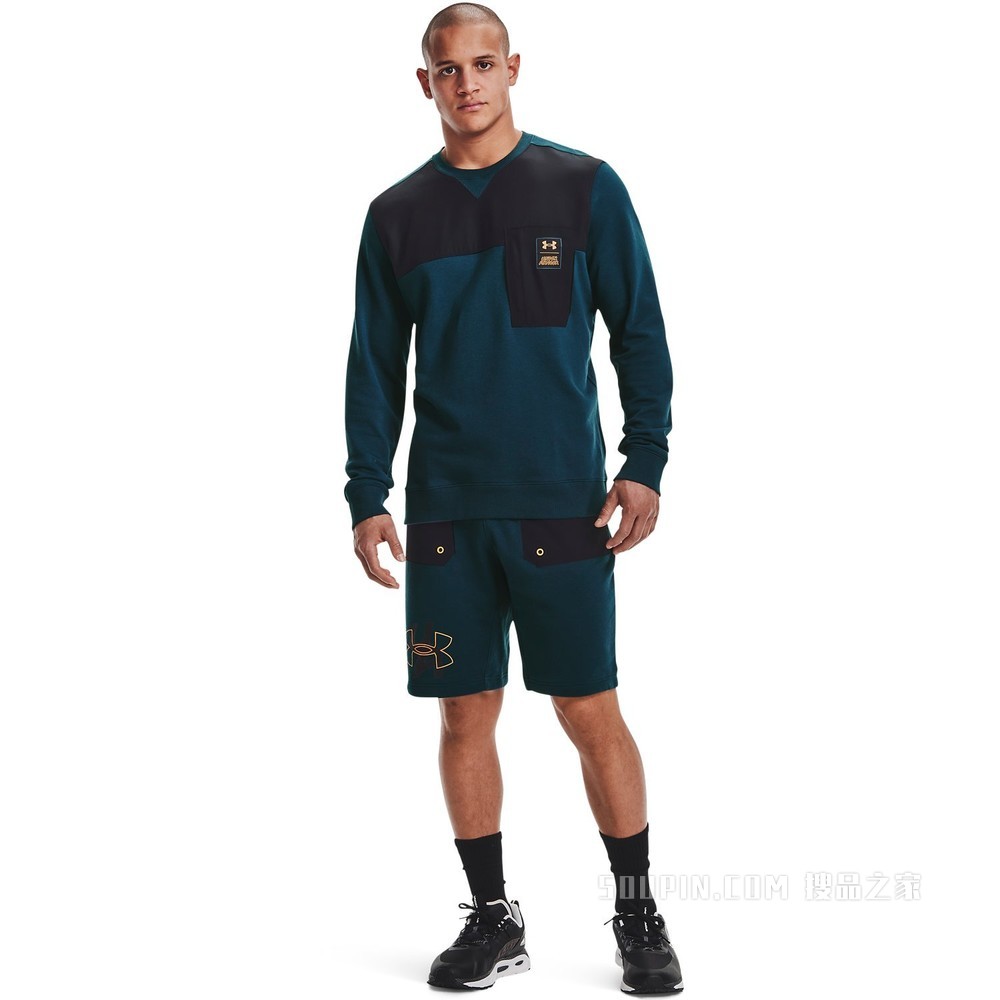 男士UA Rival Terry Scribble短裤