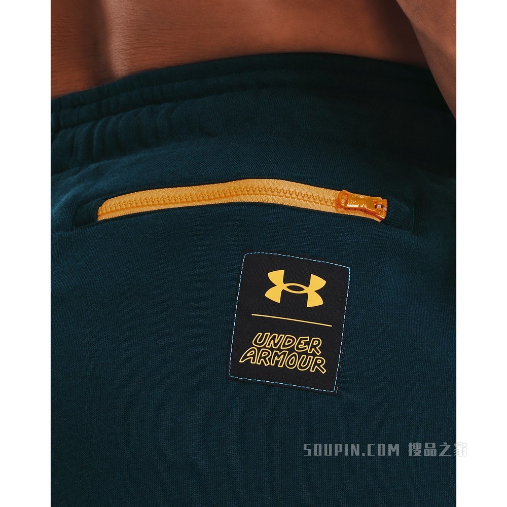 男士UA Rival Terry Scribble短裤