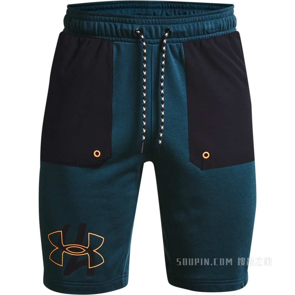 男士UA Rival Terry Scribble短裤