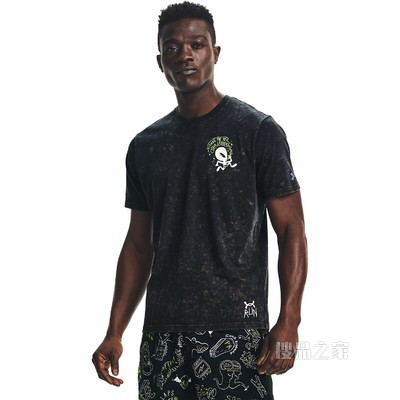 男士UA Your Face Off Flying跑步短袖T恤