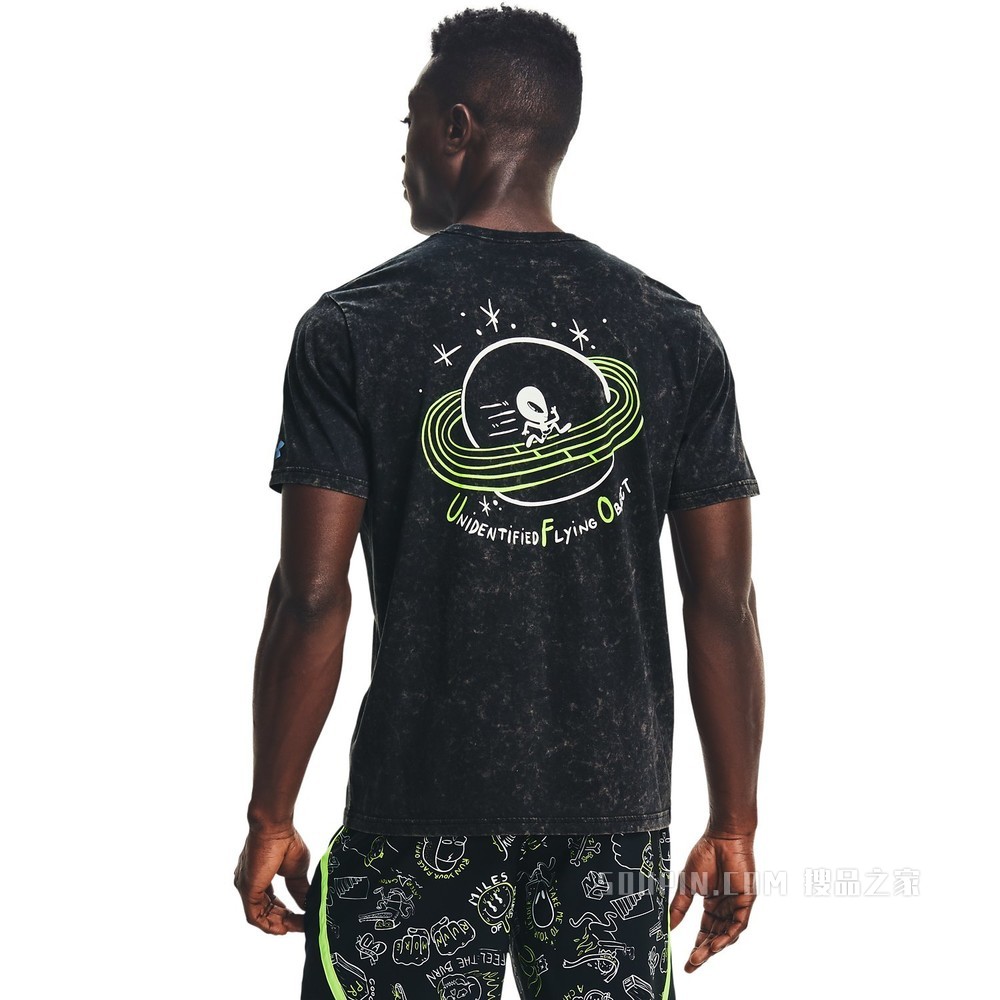 男士UA Your Face Off Flying跑步短袖T恤