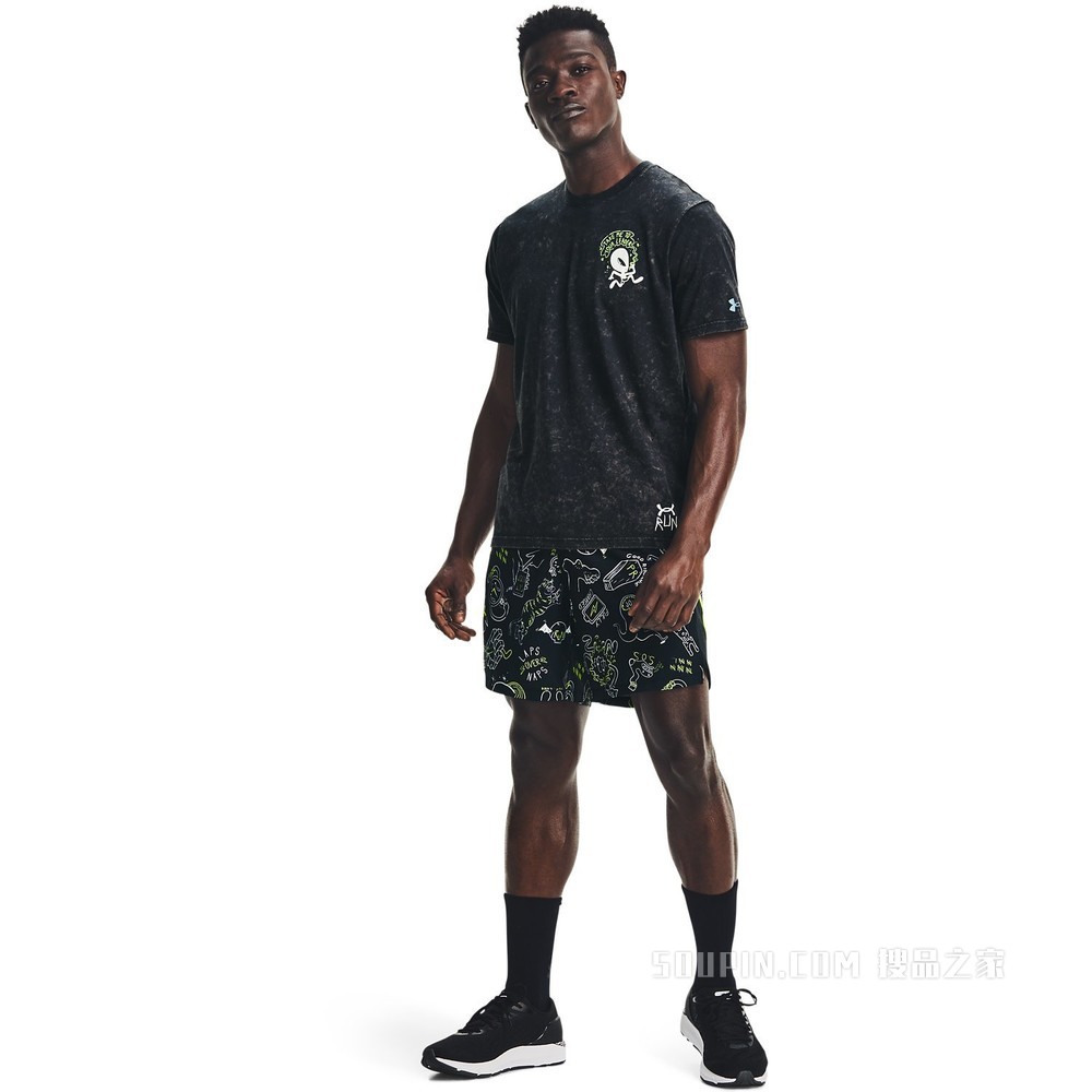 男士UA Your Face Off Flying跑步短袖T恤