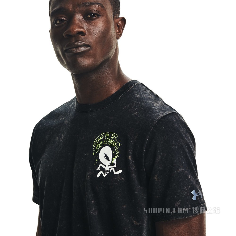 男士UA Your Face Off Flying跑步短袖T恤