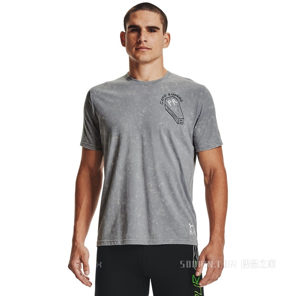 男士UA Your Face Off Dust跑步短袖T恤