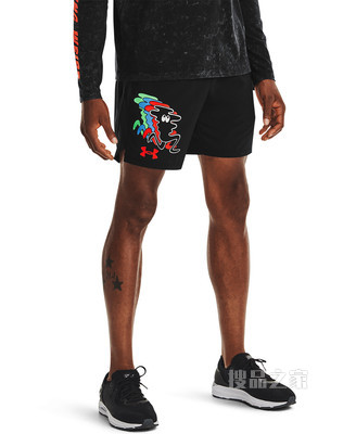 男士UA Keep Weird 7英寸跑步短裤