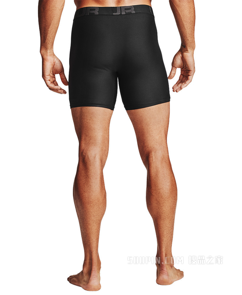 【安德玛】男士UA Tech 6英寸Boxerjock内裤—2条装 1363619-001-搜品之家