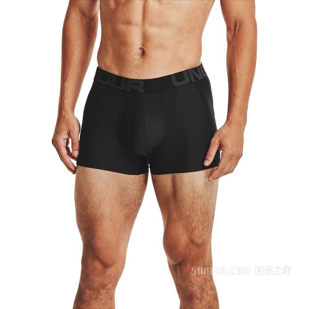 男士UA Tech Boxerjock 3英寸内裤—2条装