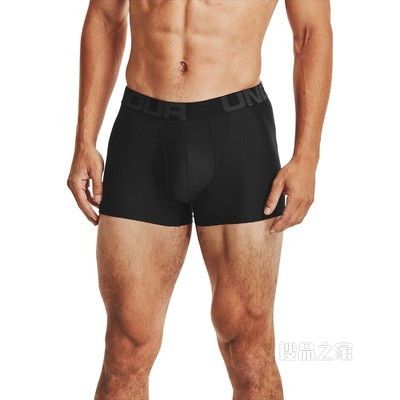 男士UA Tech Boxerjock 3英寸内裤—2条装
