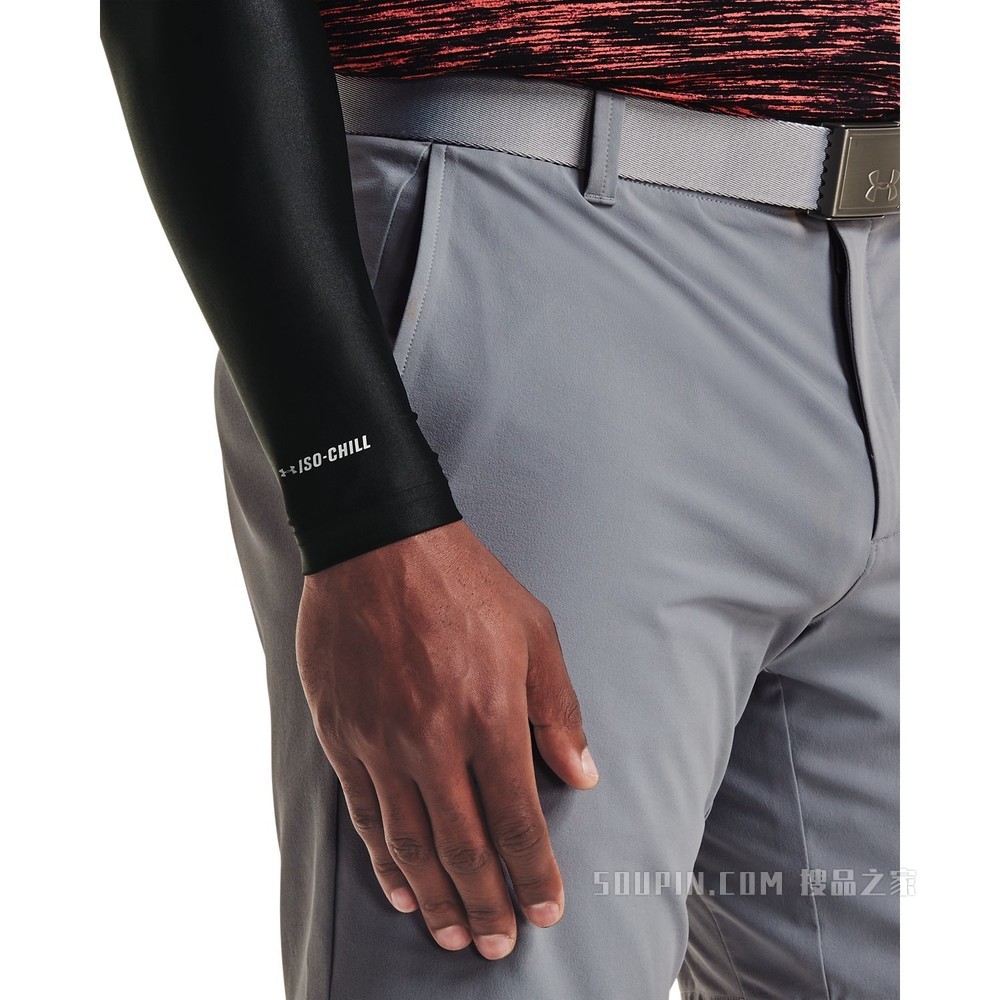 男士UA Iso-Chill V领长袖上衣