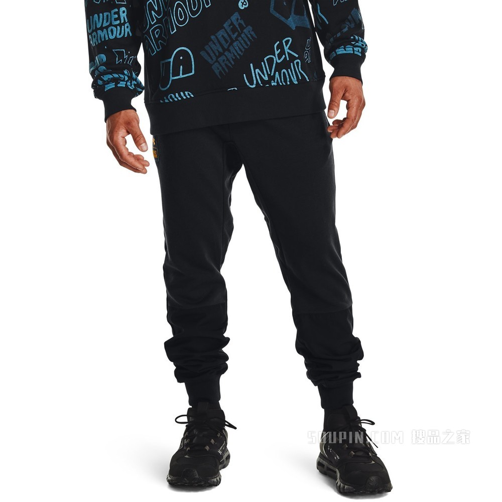 男士UA Rival Terry Scribble长裤