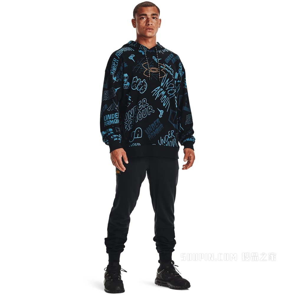 男士UA Rival Terry Scribble长裤