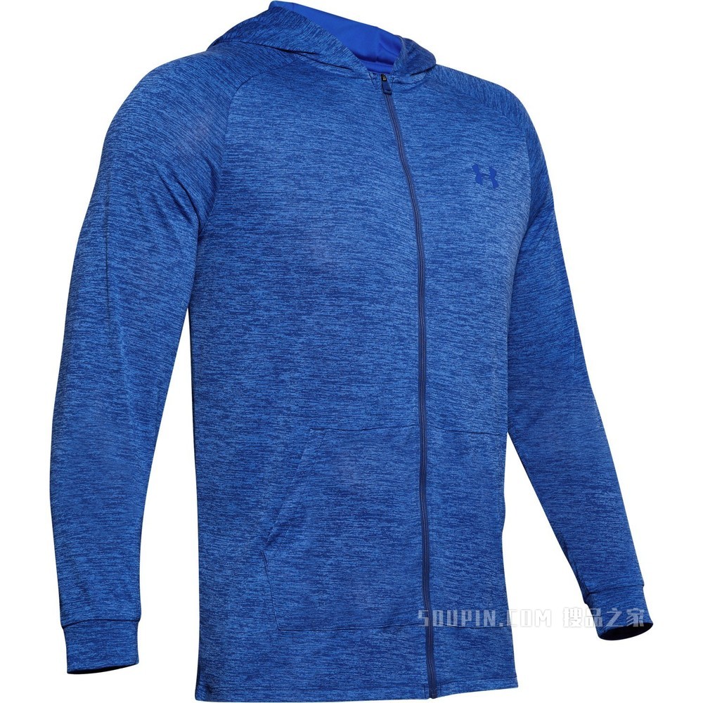 男士UA Tech 2.0拉链连帽上衣